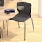 Flash Furniture Gray Plastic Stack Chairs with Lumbar Support, PK 5 5-RUT-NC618-GY-GG - alternate 7